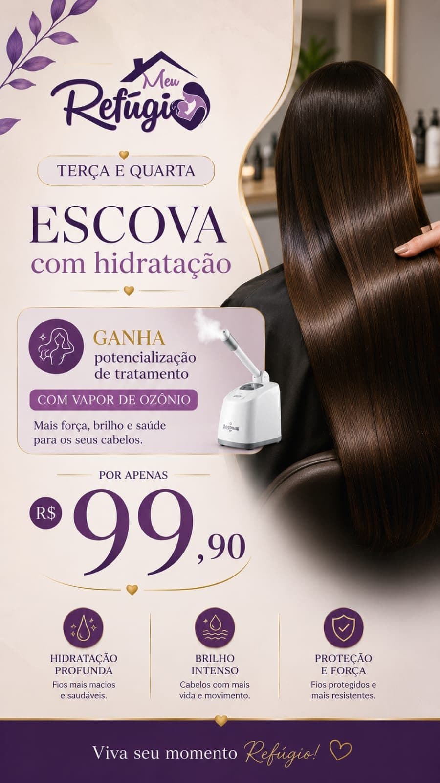 Escova com Hidratação